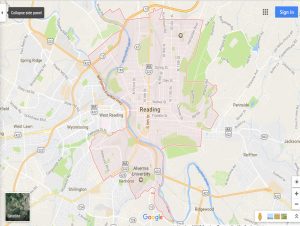 Map - Reading PA