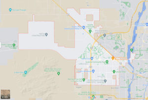 Surprise AZ map